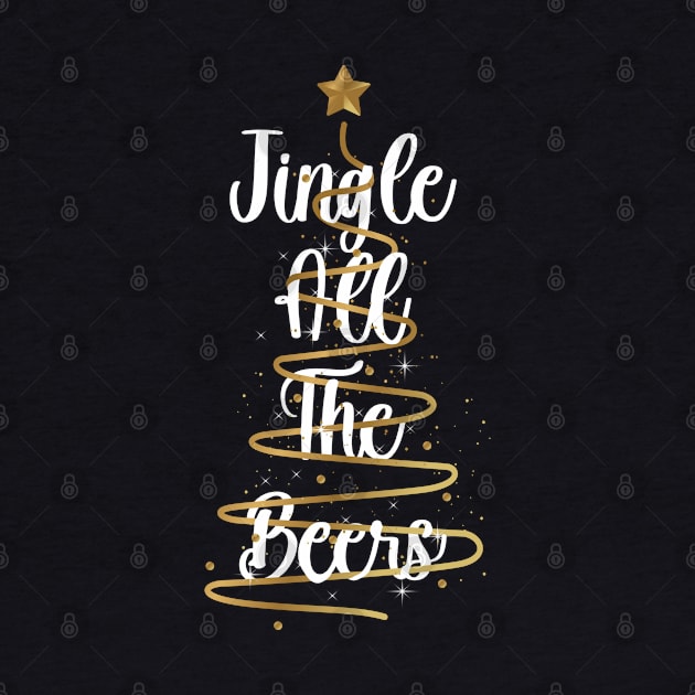 Jingle All The Beers - Merry Christmas - Christmas Sweater by WaltTheAdobeGuy